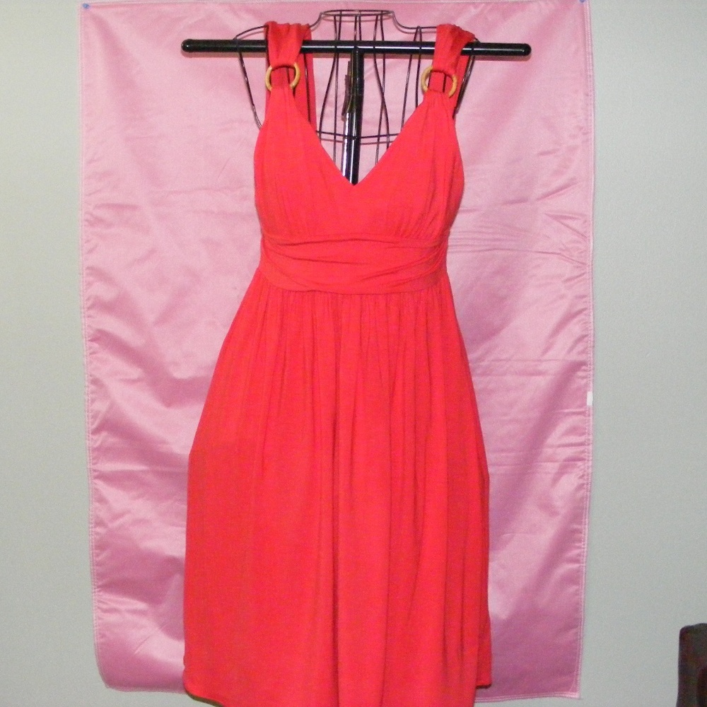 Bra Top Dress in Red
